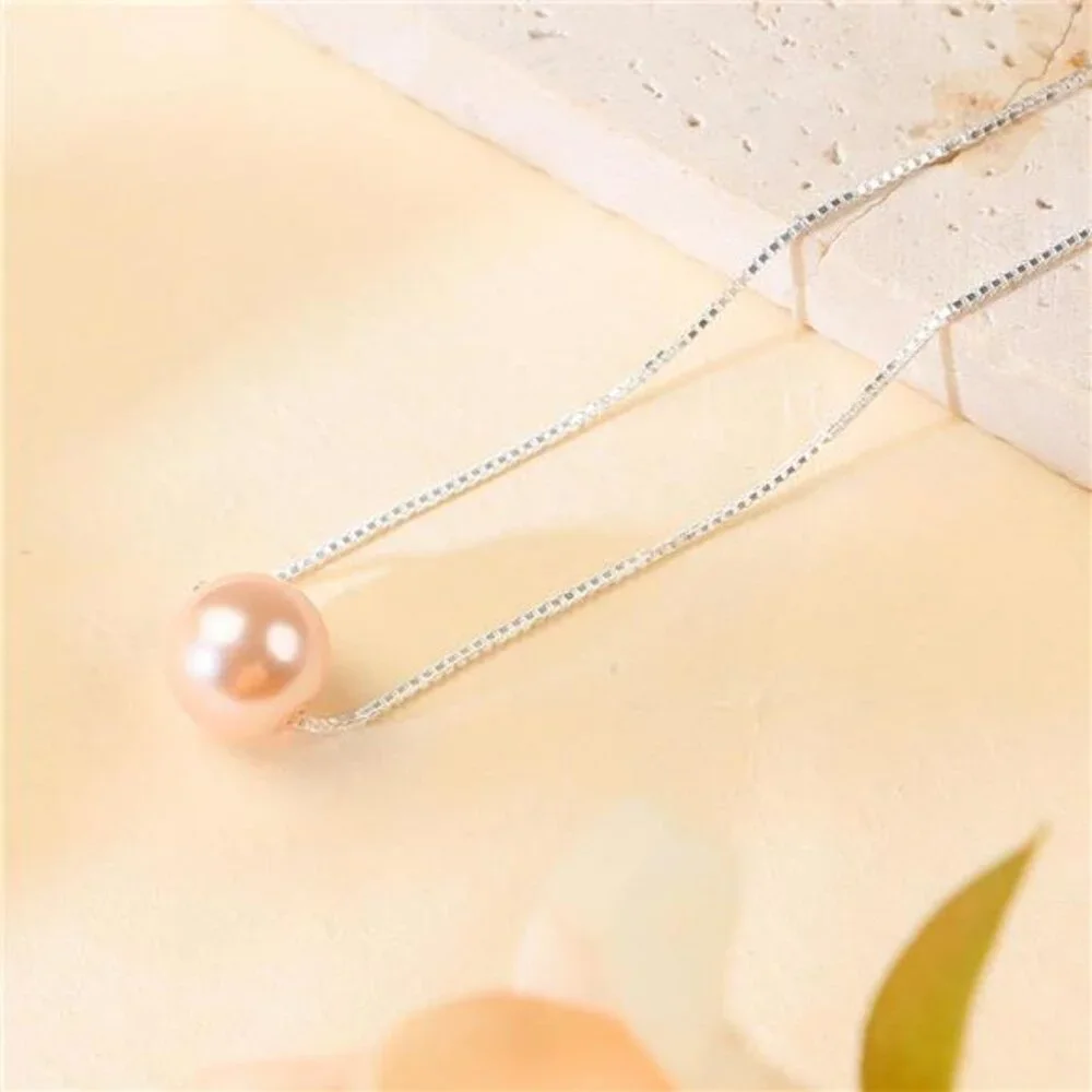 S925 Sterling Silver Pink Pearl 7 Year Old Birthday Gifts